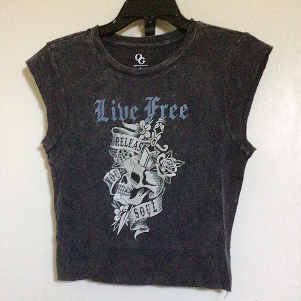 Organic Generation Graphic Cropped Top